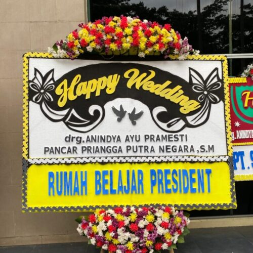 Bunga Papan Wedding