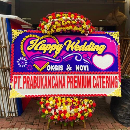Bunga Papan Wedding